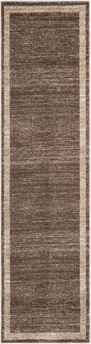 Light Brown 2' 7 x 10' Del Mar Runner Area Rug 100% Polypropylene Easy Clean Stain Resistant Vivid Modern Carpet Mat for Home Decor Interior Designing for Sale at Rug Engine