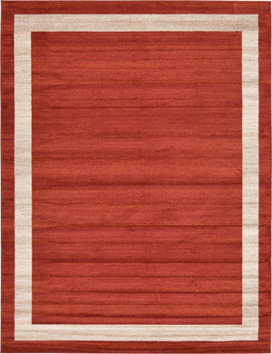 Terracotta 10' x 13' 1 Del Mar Rectangle Area Rug 100% Polypropylene Easy Clean Stain Resistant Vivid Modern Carpet Mat for Home Decor Interior Designing for Sale at Rug Engine
