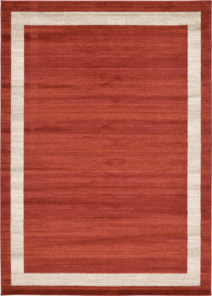 Terracotta 7' 10 x 11' Del Mar Rectangle Area Rug 100% Polypropylene Easy Clean Stain Resistant Vivid Modern Carpet Mat for Home Decor Interior Designing for Sale at Rug Engine