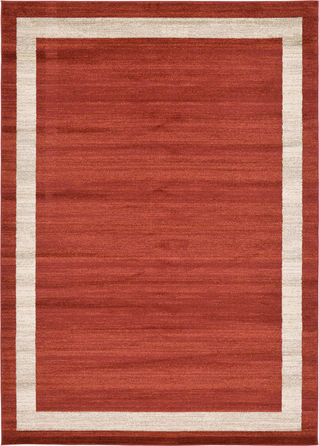 Terracotta 7' 10 x 11' Del Mar Rectangle Area Rug 100% Polypropylene Easy Clean Stain Resistant Vivid Modern Carpet Mat for Home Decor Interior Designing for Sale at Rug Engine