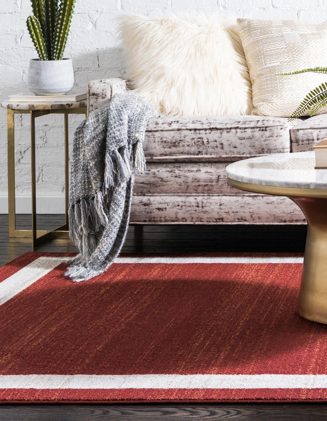 Terracotta 2' x 3' 1 Del Mar Rectangle Area Rug 100% Polypropylene Easy Clean Stain Resistant Vivid Modern Carpet Mat for Home Decor Interior Designing for Sale at Rug Engine