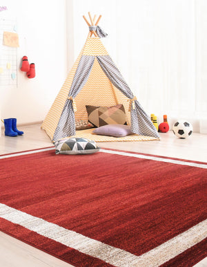 Terracotta 3' 1 x 5' 3 Del Mar Rectangle Area Rug 100% Polypropylene Easy Clean Stain Resistant Vivid Modern Carpet Mat for Home Decor Interior Designing for Sale at Rug Engine