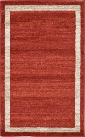 Terracotta 3' 1 x 5' 3 Del Mar Rectangle Area Rug 100% Polypropylene Easy Clean Stain Resistant Vivid Modern Carpet Mat for Home Decor Interior Designing for Sale at Rug Engine