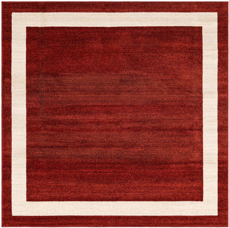 Terracotta 7' 10 x 7' 10 Del Mar Square Area Rug 100% Polypropylene Easy Clean Stain Resistant Vivid Modern Carpet Mat for Home Decor Interior Designing for Sale at Rug Engine