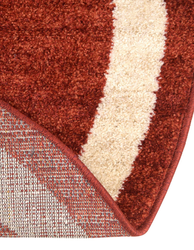 Terracotta 4' 1 x 4' 1 Del Mar Round Area Rug 100% Polypropylene Easy Clean Stain Resistant Vivid Modern Carpet Mat for Home Decor Interior Designing for Sale at Rug Engine