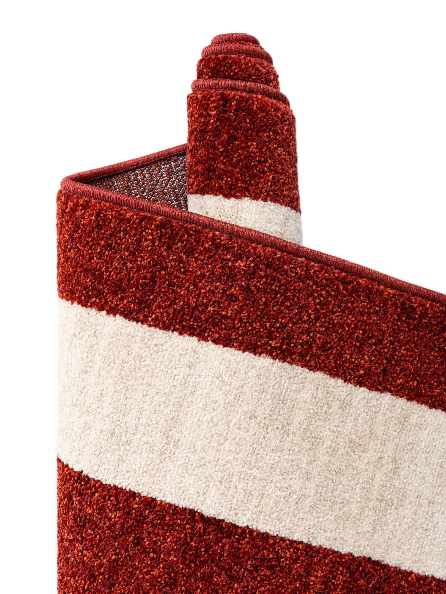 Terracotta 6' 1 x 6' 1 Del Mar Round Area Rug 100% Polypropylene Easy Clean Stain Resistant Vivid Modern Carpet Mat for Home Decor Interior Designing for Sale at Rug Engine