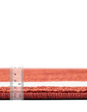 Terracotta 2' x 6' 1 Del Mar Runner Area Rug 100% Polypropylene Easy Clean Stain Resistant Vivid Modern Carpet Mat for Home Decor Interior Designing for Sale at Rug Engine
