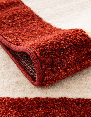 Terracotta 2' x 6' 1 Del Mar Runner Area Rug 100% Polypropylene Easy Clean Stain Resistant Vivid Modern Carpet Mat for Home Decor Interior Designing for Sale at Rug Engine