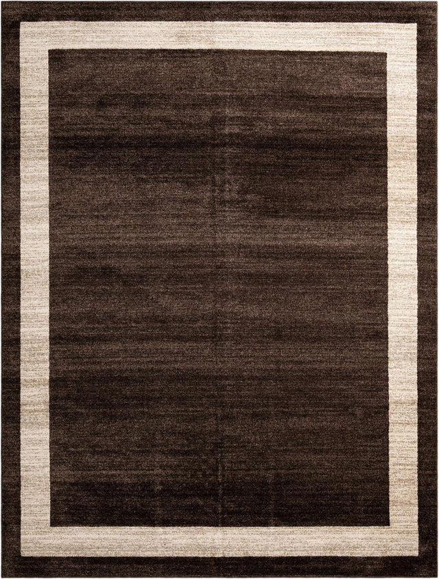 Brown 9' x 12' Del Mar Rectangle Area Rug 100% Polypropylene Easy Clean Stain Resistant Vivid Modern Carpet Mat for Home Decor Interior Designing for Sale at Rug Engine