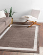 Brown 9' x 12' Del Mar Rectangle Area Rug 100% Polypropylene Easy Clean Stain Resistant Vivid Modern Carpet Mat for Home Decor Interior Designing for Sale at Rug Engine