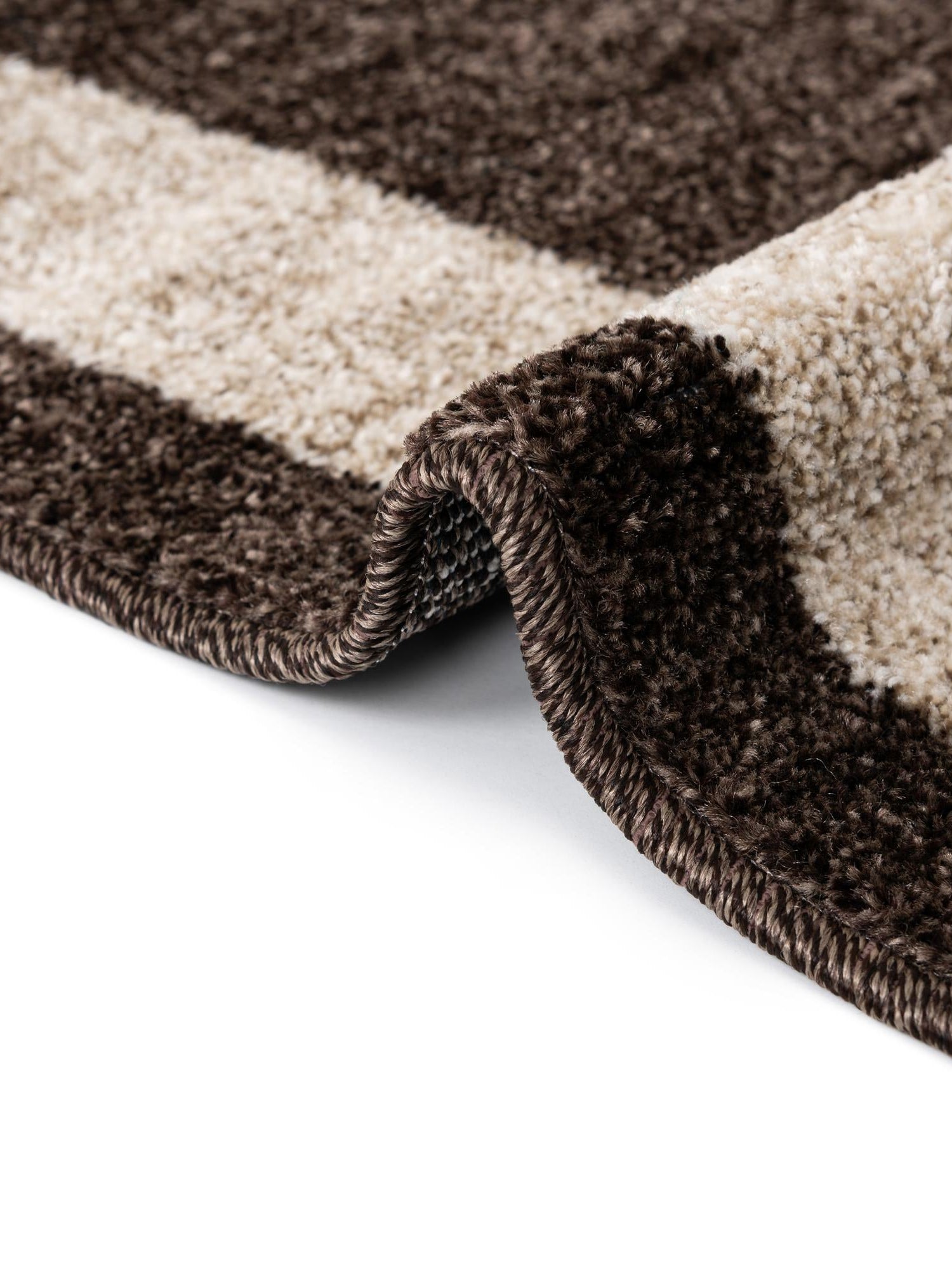 Brown 6' 1 x 9' Del Mar Rectangle Area Rug 100% Polypropylene Easy Clean Stain Resistant Vivid Modern Carpet Mat for Home Decor Interior Designing for Sale at Rug Engine