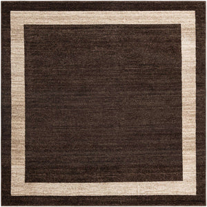 Brown 7' 10 x 7' 10 Del Mar Square Area Rug 100% Polypropylene Easy Clean Stain Resistant Vivid Modern Carpet Mat for Home Decor Interior Designing for Sale at Rug Engine