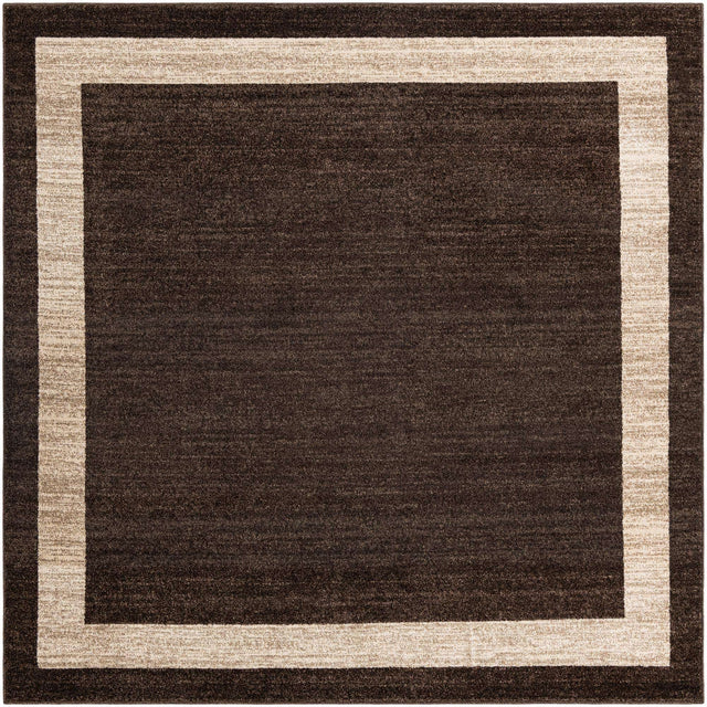 Brown 7' 10 x 7' 10 Del Mar Square Area Rug 100% Polypropylene Easy Clean Stain Resistant Vivid Modern Carpet Mat for Home Decor Interior Designing for Sale at Rug Engine