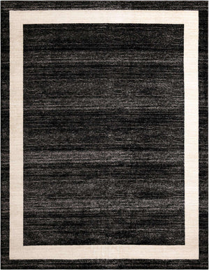 Black 10' x 13' 1 Del Mar Rectangle Rug
