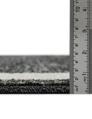 Black 2' 2 x 3' 1 Del Mar Rectangle Rug