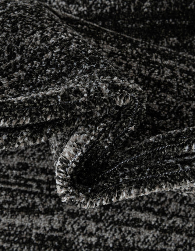 Black 7' 10 x 11' Del Mar Rectangle Area Rug 100% Polypropylene Easy Clean Stain Resistant Vivid Modern Carpet Mat for Home Decor Interior Designing for Sale at Rug Engine