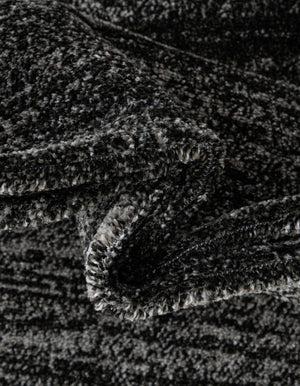 Black 6' 1 x 6' 1 Del Mar Round Area Rug 100% Polypropylene Easy Clean Stain Resistant Vivid Modern Carpet Mat for Home Decor Interior Designing for Sale at Rug Engine