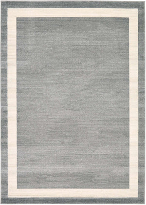 Gray 7' 1 x 10' Del Mar Rectangle Area Rug 100% Polypropylene Easy Clean Stain Resistant Vivid Modern Carpet Mat for Home Decor Interior Designing for Sale at Rug Engine