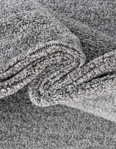 Gray 6' 1 x 9' Del Mar Rectangle Area Rug 100% Polypropylene Easy Clean Stain Resistant Vivid Modern Carpet Mat for Home Decor Interior Designing for Sale at Rug Engine