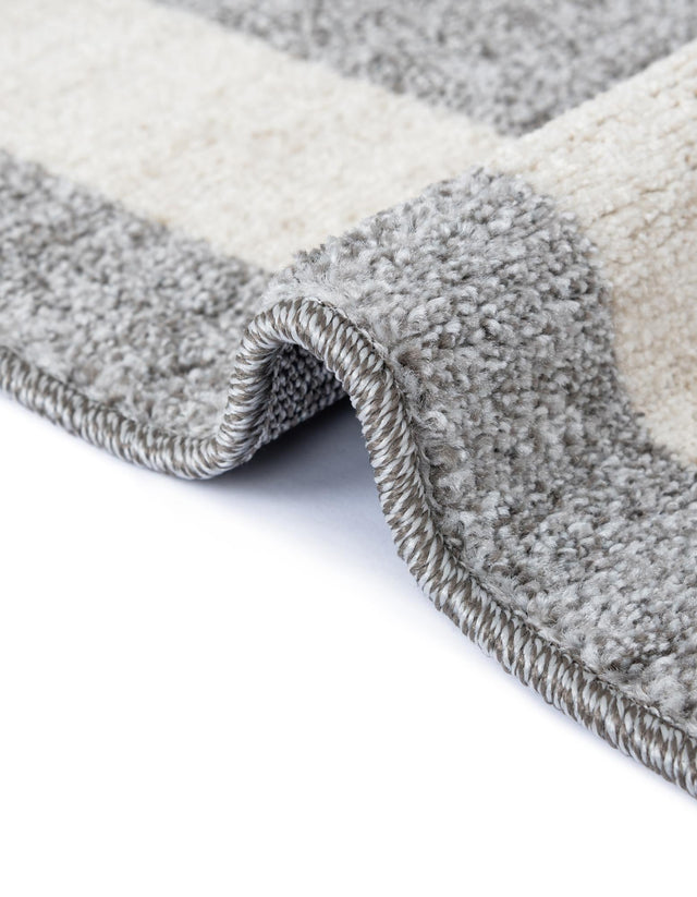 Gray 6' 1 x 9' Del Mar Rectangle Area Rug 100% Polypropylene Easy Clean Stain Resistant Vivid Modern Carpet Mat for Home Decor Interior Designing for Sale at Rug Engine