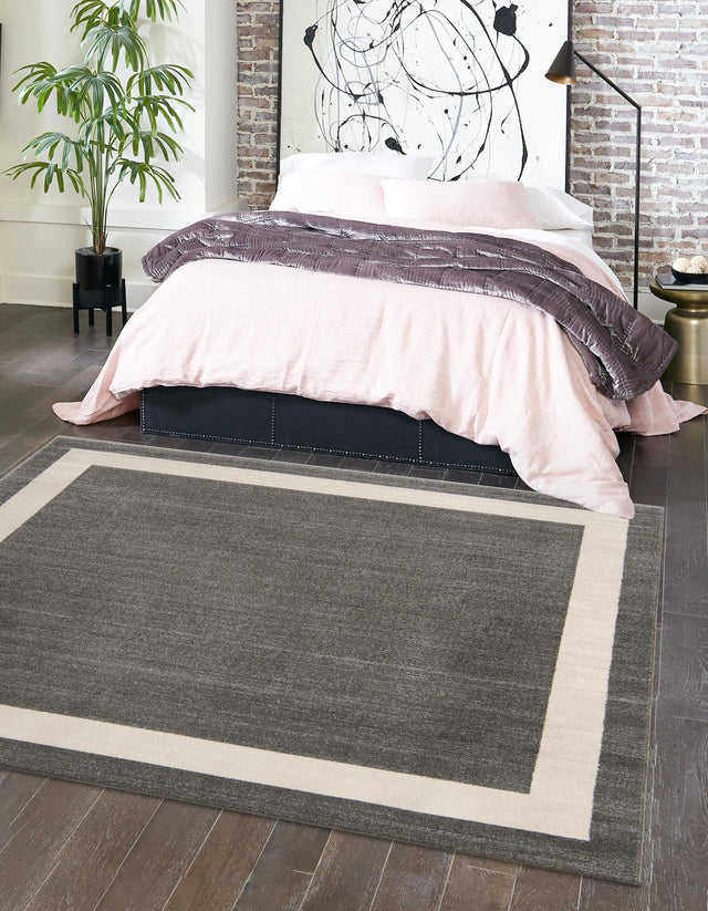Gray 7' 10 x 7' 10 Del Mar Square Area Rug 100% Polypropylene Easy Clean Stain Resistant Vivid Modern Carpet Mat for Home Decor Interior Designing for Sale at Rug Engine