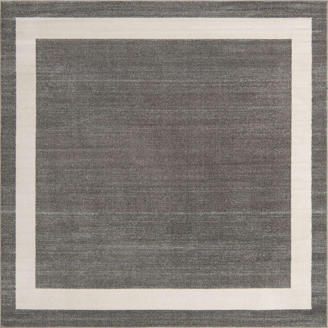 Gray 7' 10 x 7' 10 Del Mar Square Area Rug 100% Polypropylene Easy Clean Stain Resistant Vivid Modern Carpet Mat for Home Decor Interior Designing for Sale at Rug Engine