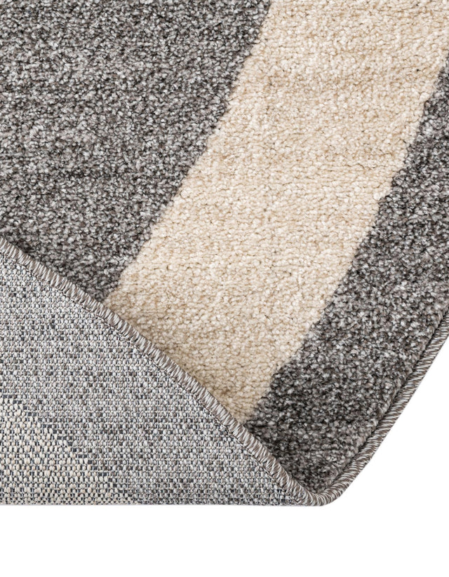 Gray 7' 10 x 7' 10 Del Mar Round Area Rug 100% Polypropylene Easy Clean Stain Resistant Vivid Modern Carpet Mat for Home Decor Interior Designing for Sale at Rug Engine