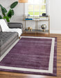 Violet 7' 1 x 10' Del Mar Rectangle Area Rug 100% Polypropylene Easy Clean Stain Resistant Vivid Modern Carpet Mat for Home Decor Interior Designing for Sale at Rug Engine