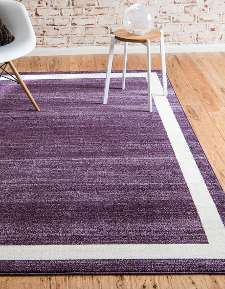 Violet 7' 1 x 10' Del Mar Rectangle Area Rug 100% Polypropylene Easy Clean Stain Resistant Vivid Modern Carpet Mat for Home Decor Interior Designing for Sale at Rug Engine