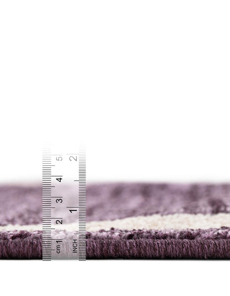 Violet 7' 1 x 10' Del Mar Rectangle Area Rug 100% Polypropylene Easy Clean Stain Resistant Vivid Modern Carpet Mat for Home Decor Interior Designing for Sale at Rug Engine