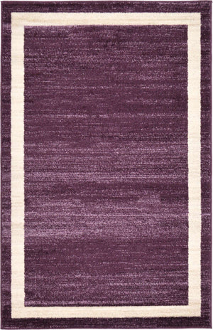Violet 3' 1 x 5' 3 Del Mar Rectangle Area Rug 100% Polypropylene Easy Clean Stain Resistant Vivid Modern Carpet Mat for Home Decor Interior Designing for Sale at Rug Engine