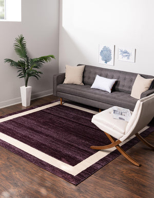 Violet 7' 10 x 7' 10 Del Mar Square Area Rug 100% Polypropylene Easy Clean Stain Resistant Vivid Modern Carpet Mat for Home Decor Interior Designing for Sale at Rug Engine