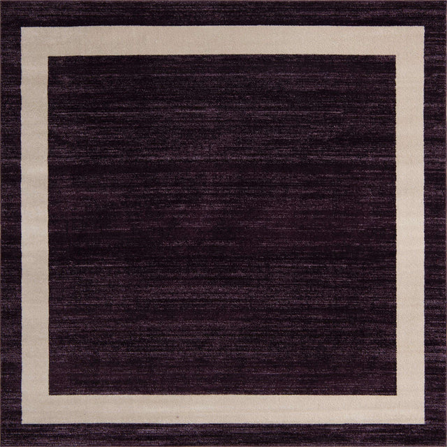 Violet 7' 10 x 7' 10 Del Mar Square Area Rug 100% Polypropylene Easy Clean Stain Resistant Vivid Modern Carpet Mat for Home Decor Interior Designing for Sale at Rug Engine