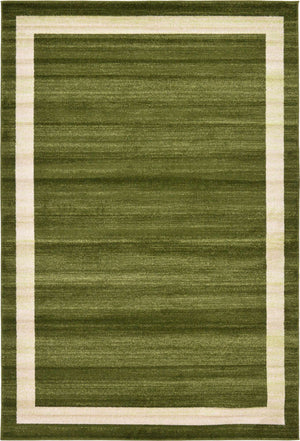 Green 6' 1 x 9' Del Mar Rectangle Area Rug 100% Polypropylene Easy Clean Stain Resistant Vivid Modern Carpet Mat for Home Decor Interior Designing for Sale at Rug Engine