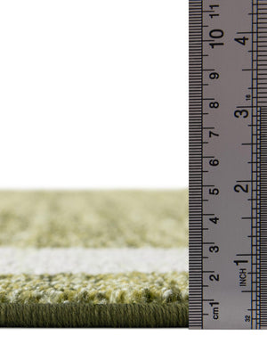 Green 3' 1 x 5' 3 Del Mar Rectangle Area Rug 100% Polypropylene Easy Clean Stain Resistant Vivid Modern Carpet Mat for Home Decor Interior Designing for Sale at Rug Engine