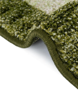 Green 4' 1 x 6' 1 Del Mar Rectangle Area Rug 100% Polypropylene Easy Clean Stain Resistant Vivid Modern Carpet Mat for Home Decor Interior Designing for Sale at Rug Engine