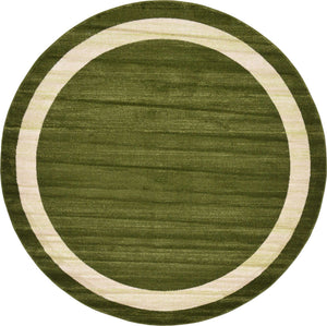 Green 8' x 8' Del Mar Round Rug