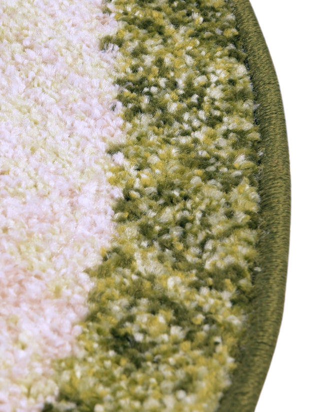 Green 8' x 8' Del Mar Round Rug