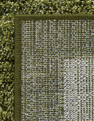 Green 2' 7 x 10' Del Mar Runner Area Rug 100% Polypropylene Easy Clean Stain Resistant Vivid Modern Carpet Mat for Home Decor Interior Designing for Sale at Rug Engine