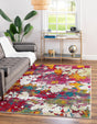Multicolor 3' 3 x 5' 3 Lyon Rectangle Area Rug Vivid Colorful Abstract Modern 100% Polypropylene Carpet for Living Room, Dining, Office for Sale at Rug Engine