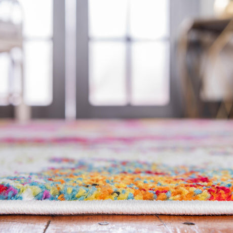 Multicolor 3' 3 x 5' 3 Lyon Rectangle Area Rug Vivid Colorful Abstract Modern 100% Polypropylene Carpet for Living Room, Dining, Office for Sale at Rug Engine