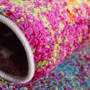 Multicolor 3' 3 x 5' 3 Lyon Rectangle Area Rug Vivid Colorful Abstract Modern 100% Polypropylene Carpet for Living Room, Dining, Office for Sale at Rug Engine