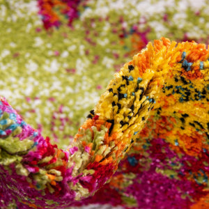 Multicolor 3' 3 x 5' 3 Lyon Rectangle Area Rug Vivid Colorful Abstract Modern 100% Polypropylene Carpet for Living Room, Dining, Office for Sale at Rug Engine