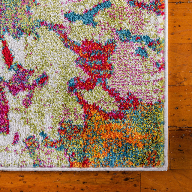 Multicolor 3' 3 x 5' 3 Lyon Rectangle Area Rug Vivid Colorful Abstract Modern 100% Polypropylene Carpet for Living Room, Dining, Office for Sale at Rug Engine