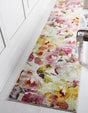 Ivory 2' 7 x 10' Lyon Runner Area Rug Vivid Colorful Abstract Modern 100% Polypropylene Carpet for Living Room, Dining, Office for Sale at Rug Engine