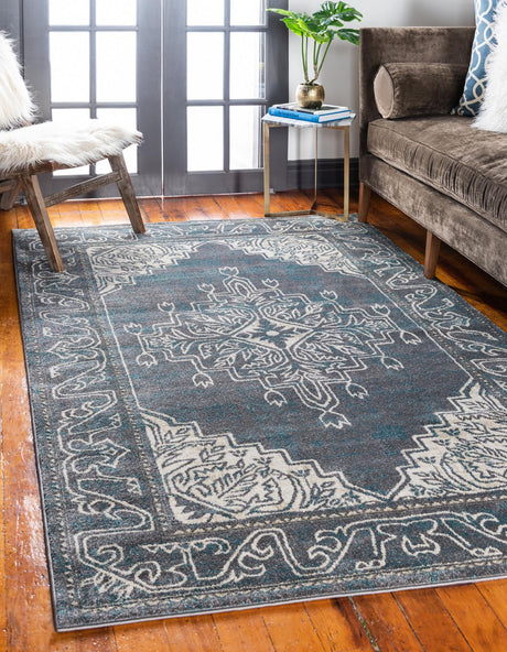Gray 2' x 3' 1 Aurora Rectangle Area Rug 60% Polypropylene & 40% Polyester Living Dining Room Bedroom Office Modern Decor Carpet for Sale at Rug Engine