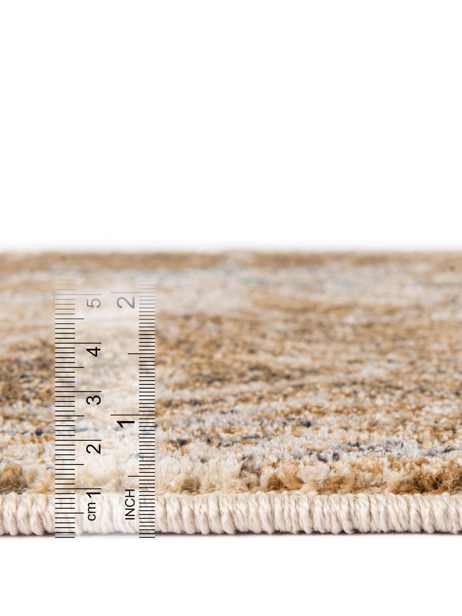Light Brown 6' 1 x 6' 1 Aurora Round Area Rug 60% Polypropylene & 40% Polyester Living Dining Room Bedroom Office Modern Decor Carpet for Sale at Rug Engine