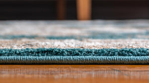 Teal 2' x 3' 1 Aurora Rectangle Area Rug 60% Polypropylene & 40% Polyester Living Dining Room Bedroom Office Modern Decor Carpet for Sale at Rug Engine
