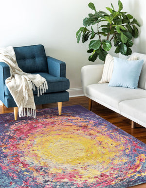 Multicolor 10' 6 x 16' 5 Estrella Rectangle Area Rug 100% Polypropylene Non-Shedding Stain Resistant Carpet Colorful Modern Abstract Design Easy Clean for Home Decor for Sale at Rug Engine