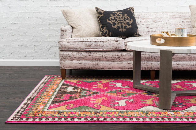 Pink 5' 1 x 8' Sedona Rectangle Area Rug